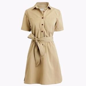 J.Crew Khaki Utility Mini Dress